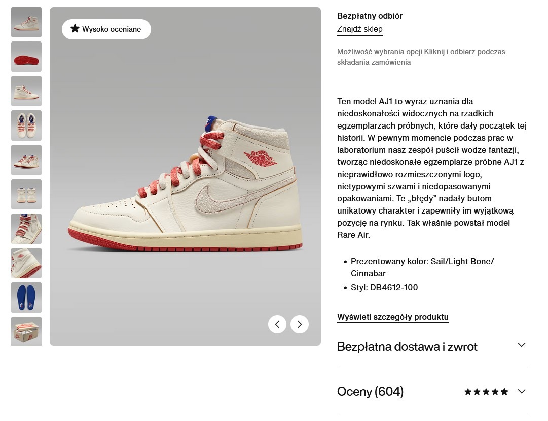 przykladowy produkt nike