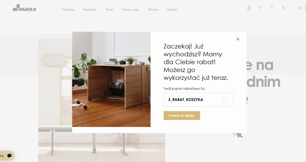 firma maro zrzut ze strony