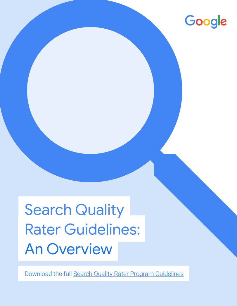 Raport Search Quality Evaluator Guidelines. Źródło: services.google.com/fh/files/misc/hsw-sqrg.pdf