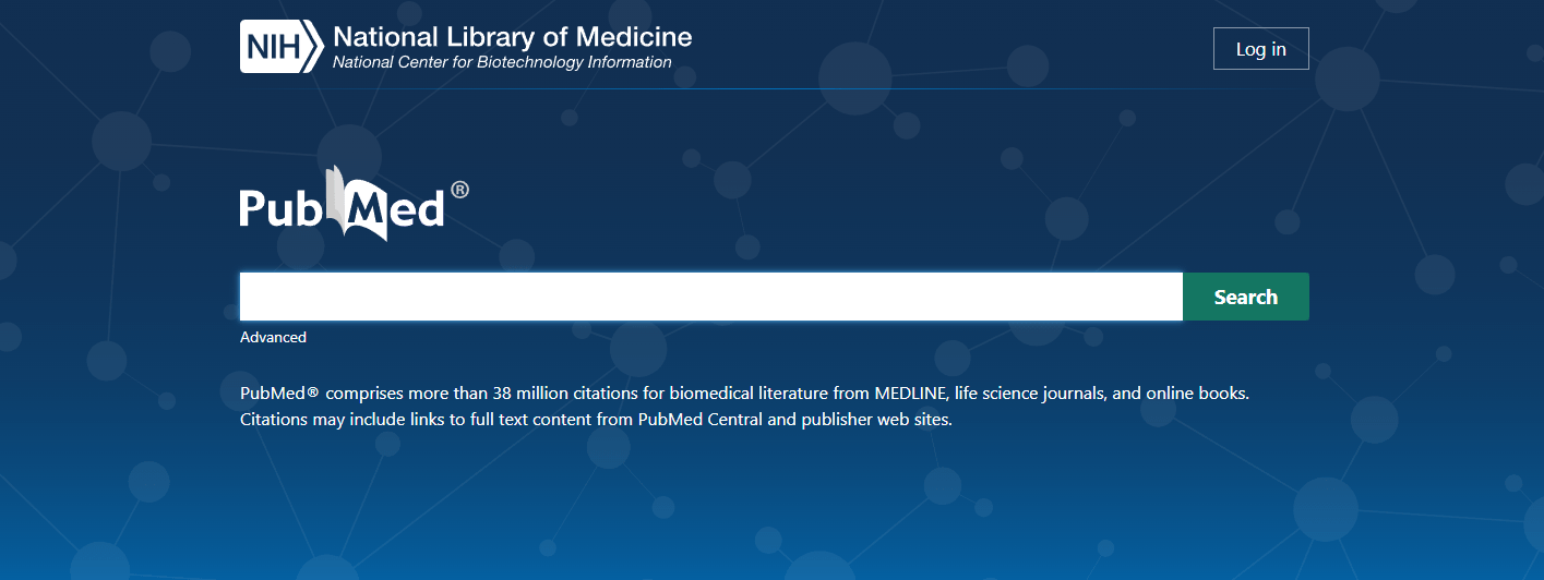 Rzetelna baza informacji PubMed na których wzorują się modele generatywne. Źródło: pubmed.ncbi.nlm.nih.gov