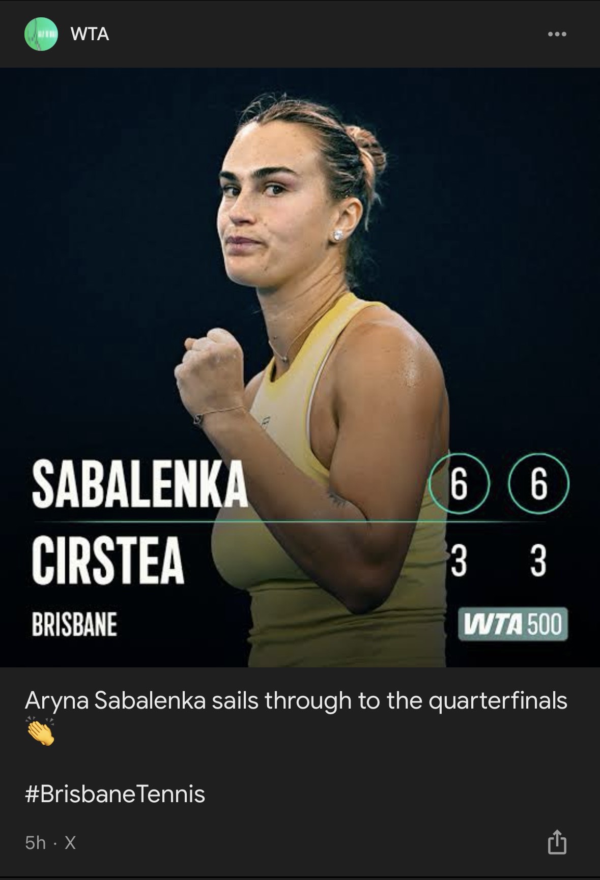 Najnowszy artykuł dla fanów tenisa prosto od WTA.